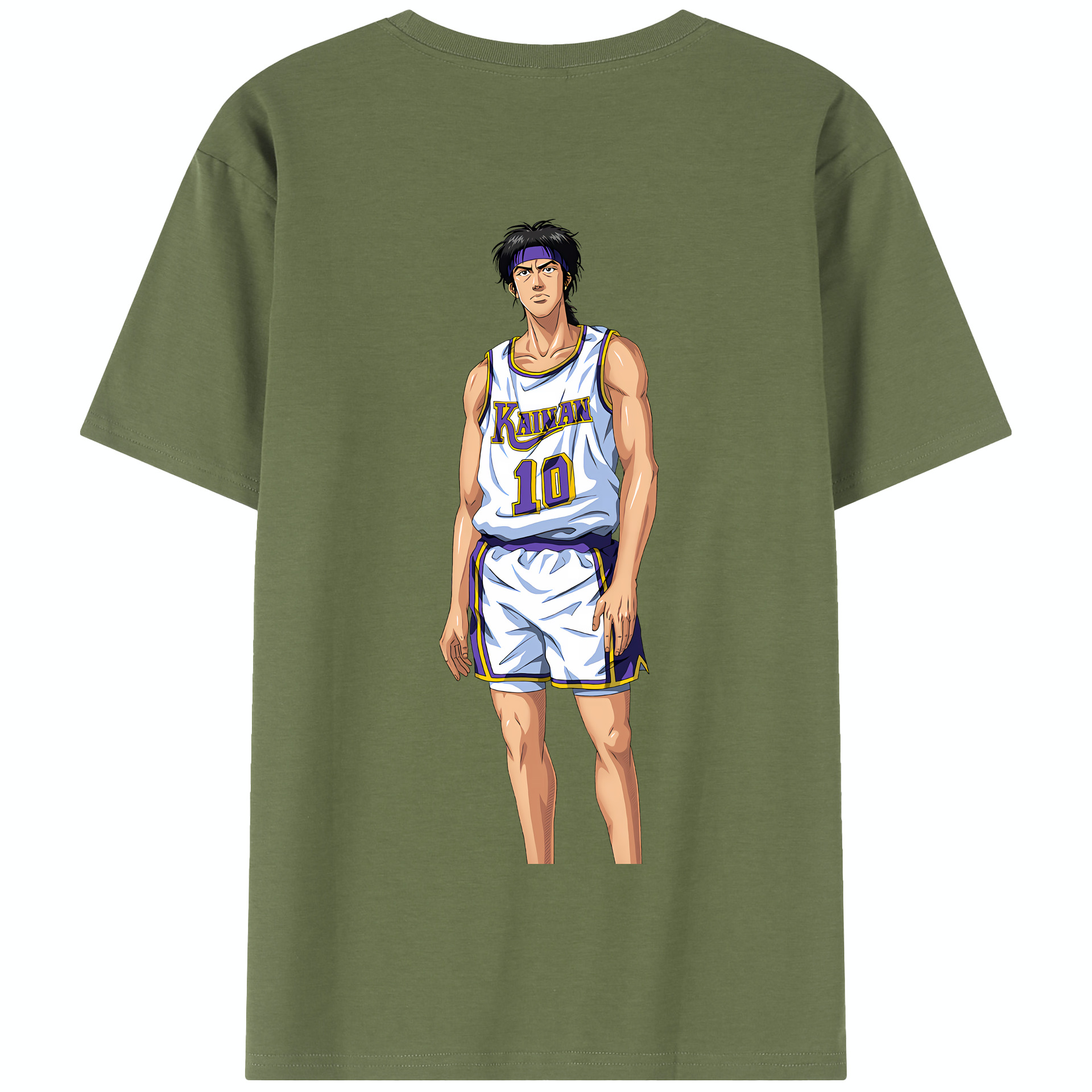 SLAM DUNK／スラムダンク 綿100％半袖Tシャツ（背面プリント）